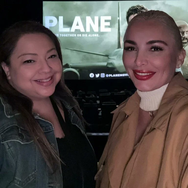 Movie Night!! We checked out the pre-screening of Plane featuring Gerald Butler &amp; Mike Colter. They did not disappoint, It's definitely an action filled movie you will love!!! @planemovie will be in theaters everywhere Fri January 13. #PlaneMovie 
plane.movie