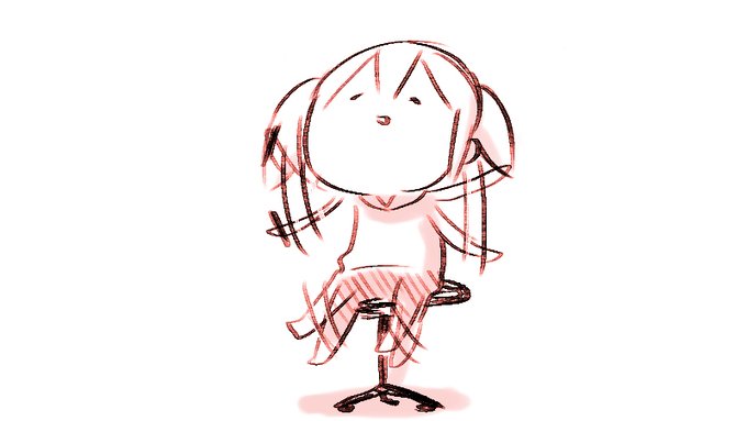 おしごと絵いいかんじー コンゲツオシゴトイッパイ シメキリイッパイ 