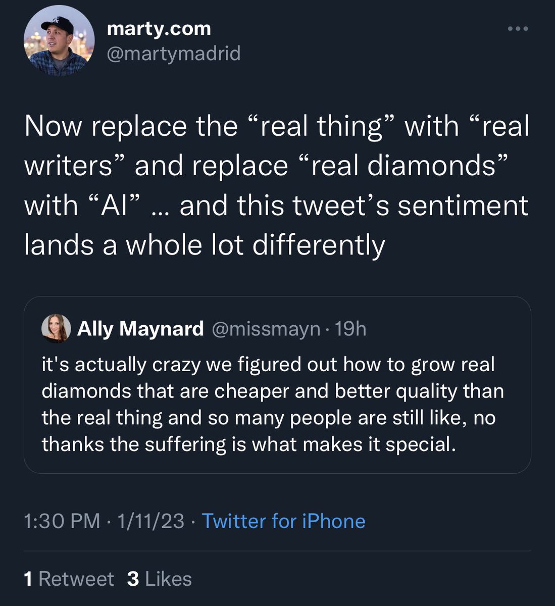 Twitter is an incredible place