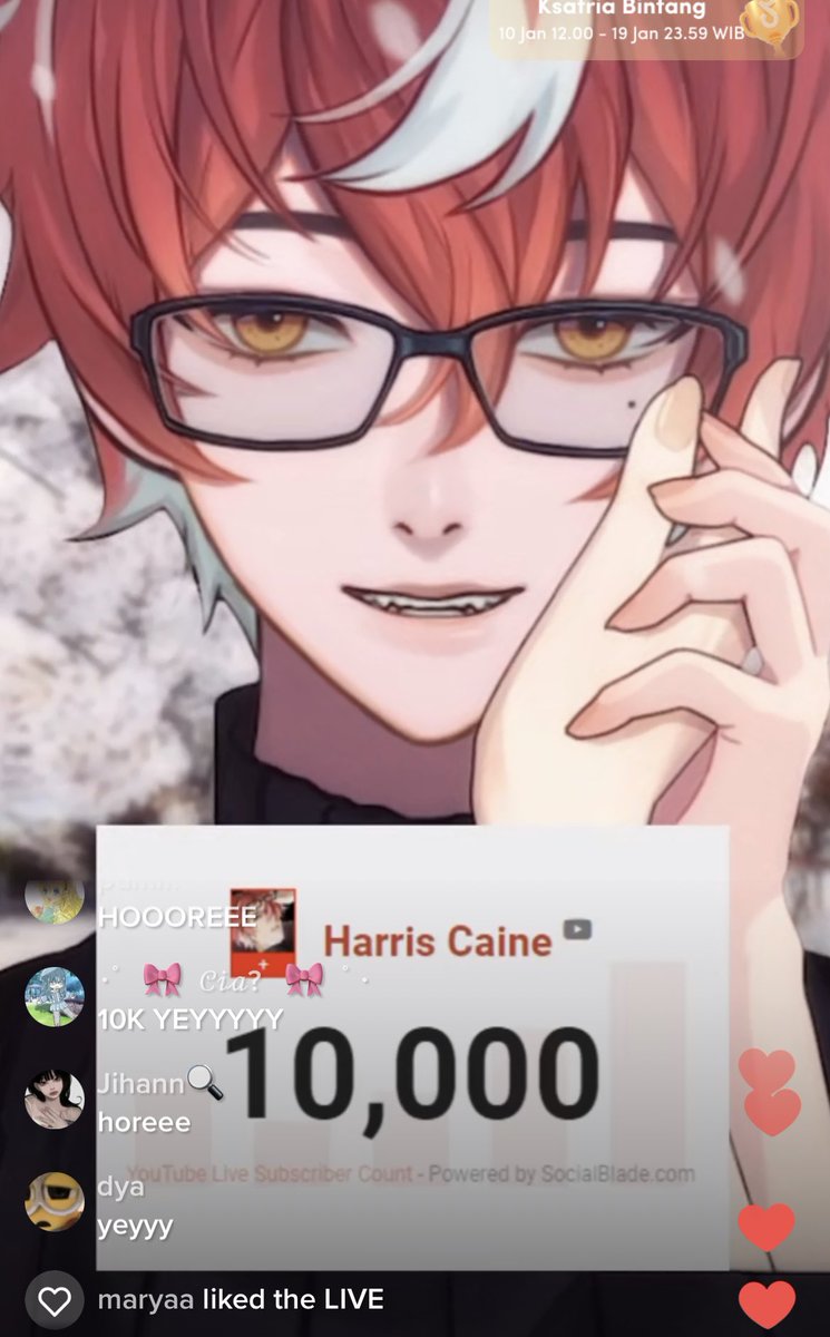 HarrisCainee's tweet photo. Otsucaine!! 10k subs di youtube thank you ❤️❤️❤️ https://t.co/2Xu0ppi8yR