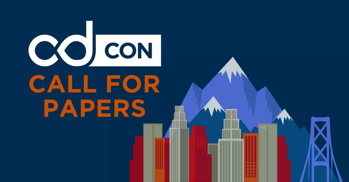 CDeliveryFdn's tweet image. #cdCon 2023 Call for Papers is now open! 🎉

It will take place May 8 – 9, 2023, in Vancouver
Co-located with #GitOpsCon by @CloudNativeFdn and #OSSummit (May 10 – 12)!

Submit a talk ➡️ hubs.la/Q01xFFk_0