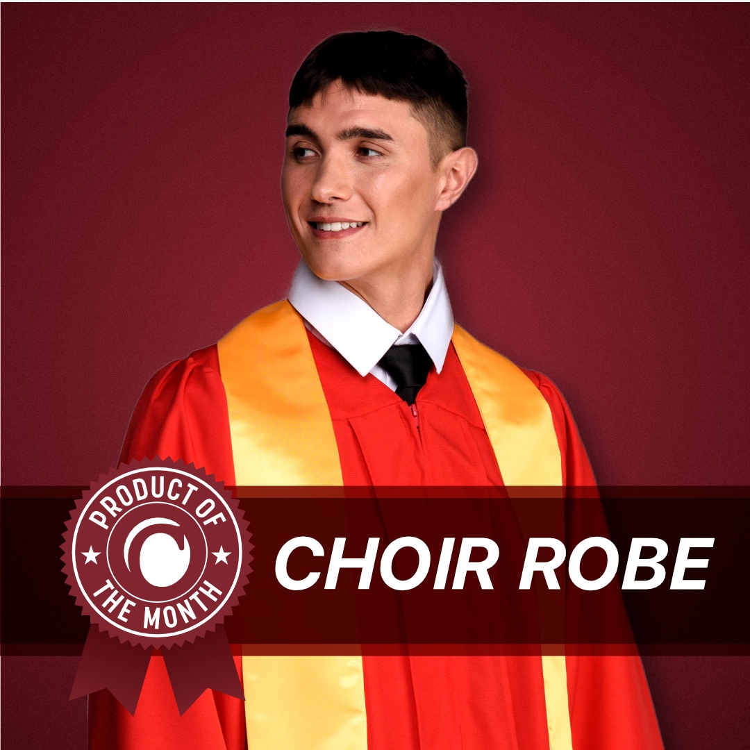 #ProductOfTheMonth - This month we are showcasing our Choir Robe. The traditional choir robe is a must for any chorister. Available in several different colours, this garment will empower all choristers, raising their voices of worship to express their passion.

#ChurchWear