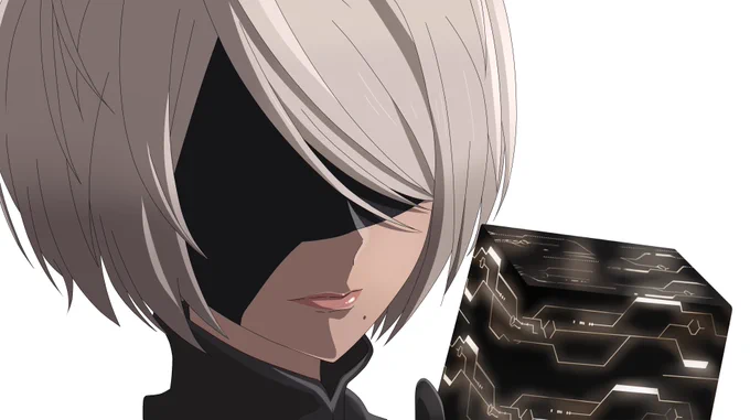  Ver1.1a 2B 模写ブラックボックス地味に描くの難しかった#NieRAutomata #NieRAutomataAnime #ニーアオートマタ #2B #ヨルハ二号B型  #ブラックボックス#模写 #絵描きさんと繫がりたい 