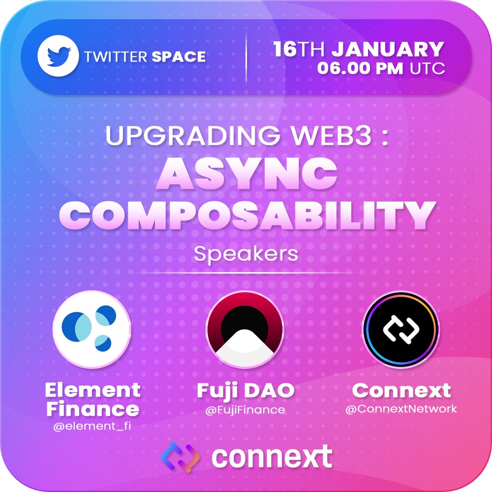 EverclearOrg's tweet photo. It's time for Web3 builders to embrace a new paradigm &amp; access specialized resources (chains, protocols, dApps) in a more efficient way

Join the discussion with
@wjvill &amp; @JonnyRhea from @element_fi
@BoyanBarakov from @FujiFinance
&amp; @arjunbhuptani

👉RSVP https://t.co/CV0ph22rAf https://t.co/kcRKug4cD1