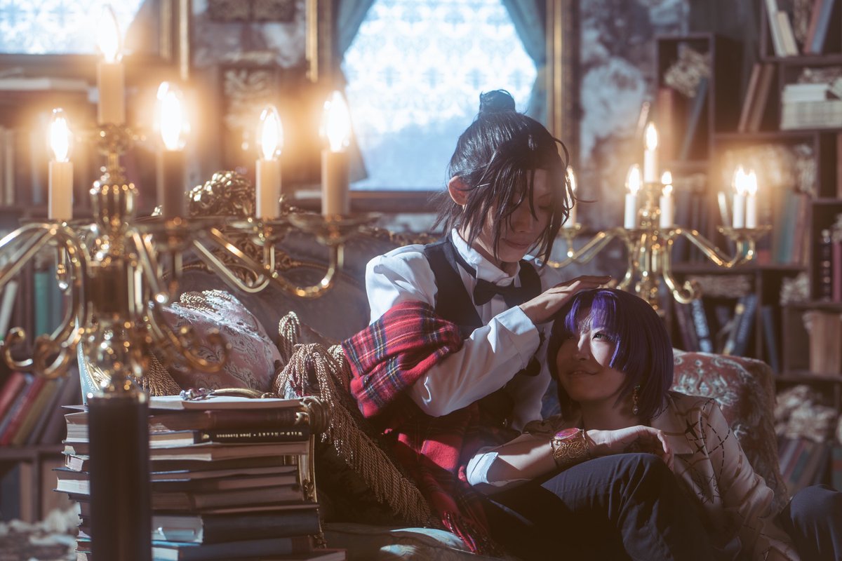 IBK_MiU's tweet photo. まほやく(mhyk)
西の魔法使い、ムル。

シャイロック :@huujyu 
Photo:@sieste_tyrant
 
#スタジオ瑞
#まほやく_cos https://t.co/VOvassXONY