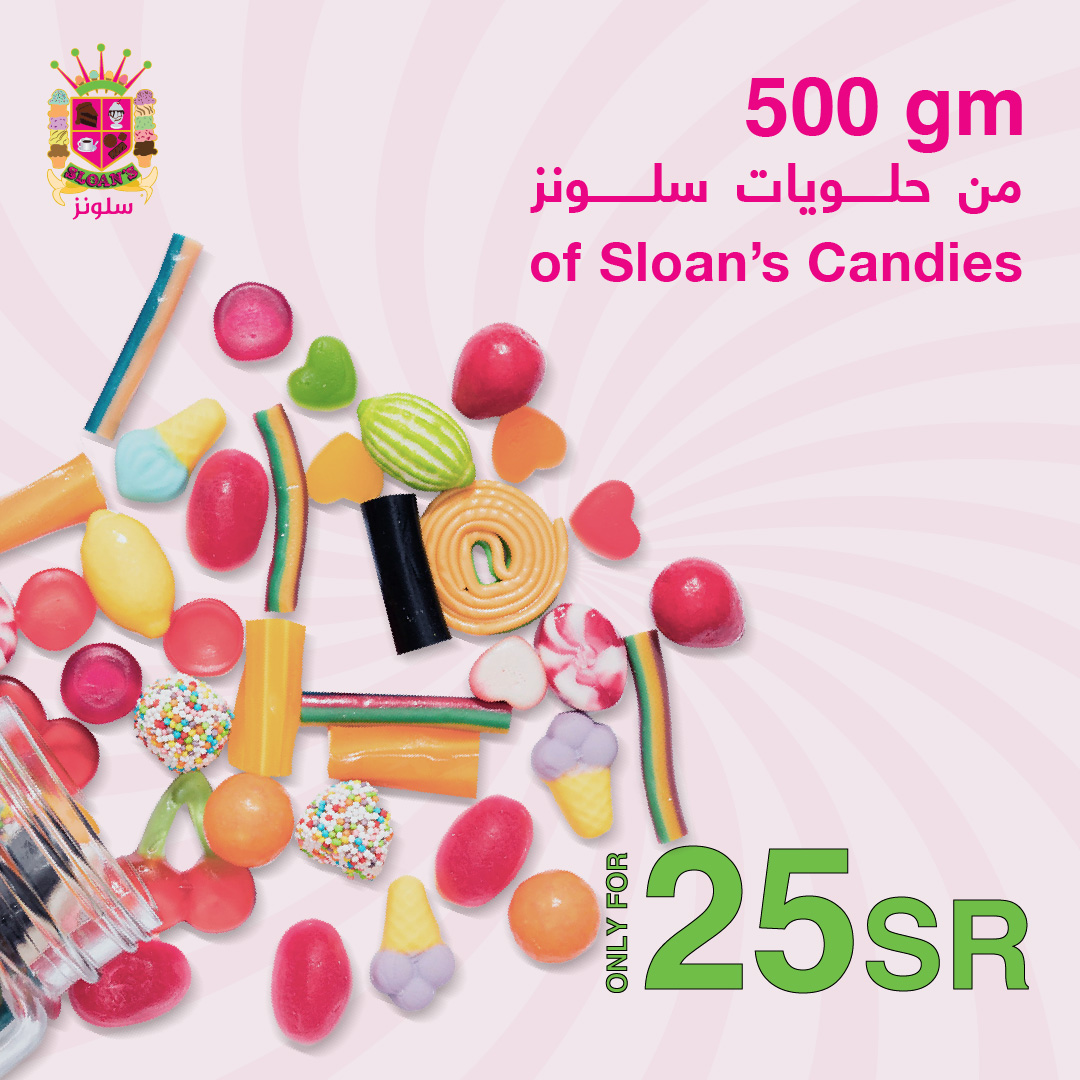 Sloans_KSA's tweet photo. لا تفوتوا عروضنا الرهيبة لحلويات سلونز

🍡🍬🍭🍡🍬🍭

Don't miss our special candies offers from sloan's

#sloans #Icecream #flavors #mix #toys #candy #applecandy #candies #نكهات_يسكريم #نكهات_مختلفة #ألعاب #مارشملو #حلويات #ابل_كاندي #جدة #جدة  #ونتروندرلاند #الرياض #موسم_الرياض https://t.co/8tD4ZV8duU