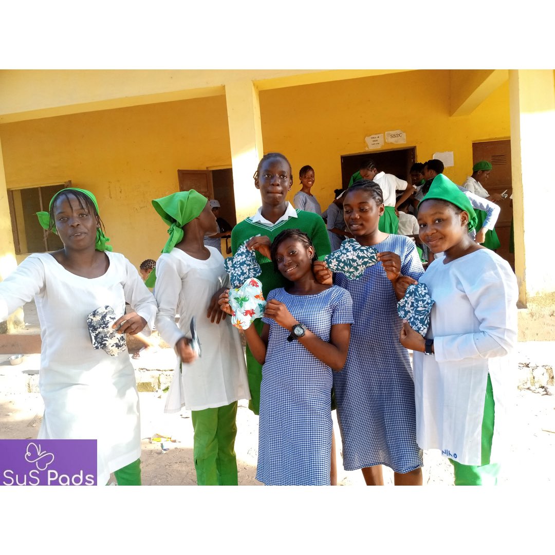 SusPads's tweet photo. Say yes to tension free period! 2021 menstrual hygiene and reusable pad training at government science Kuje Abuja.

#reusablepads #washable #sustainable #ecofriendly #periodpoverty #suspads https://t.co/duTWDozpmT
