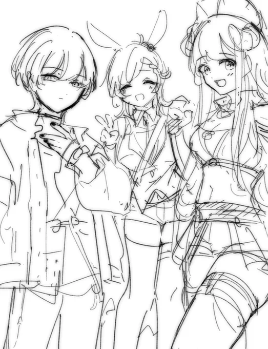 今日のお題、みんな好きな子だったので…… 