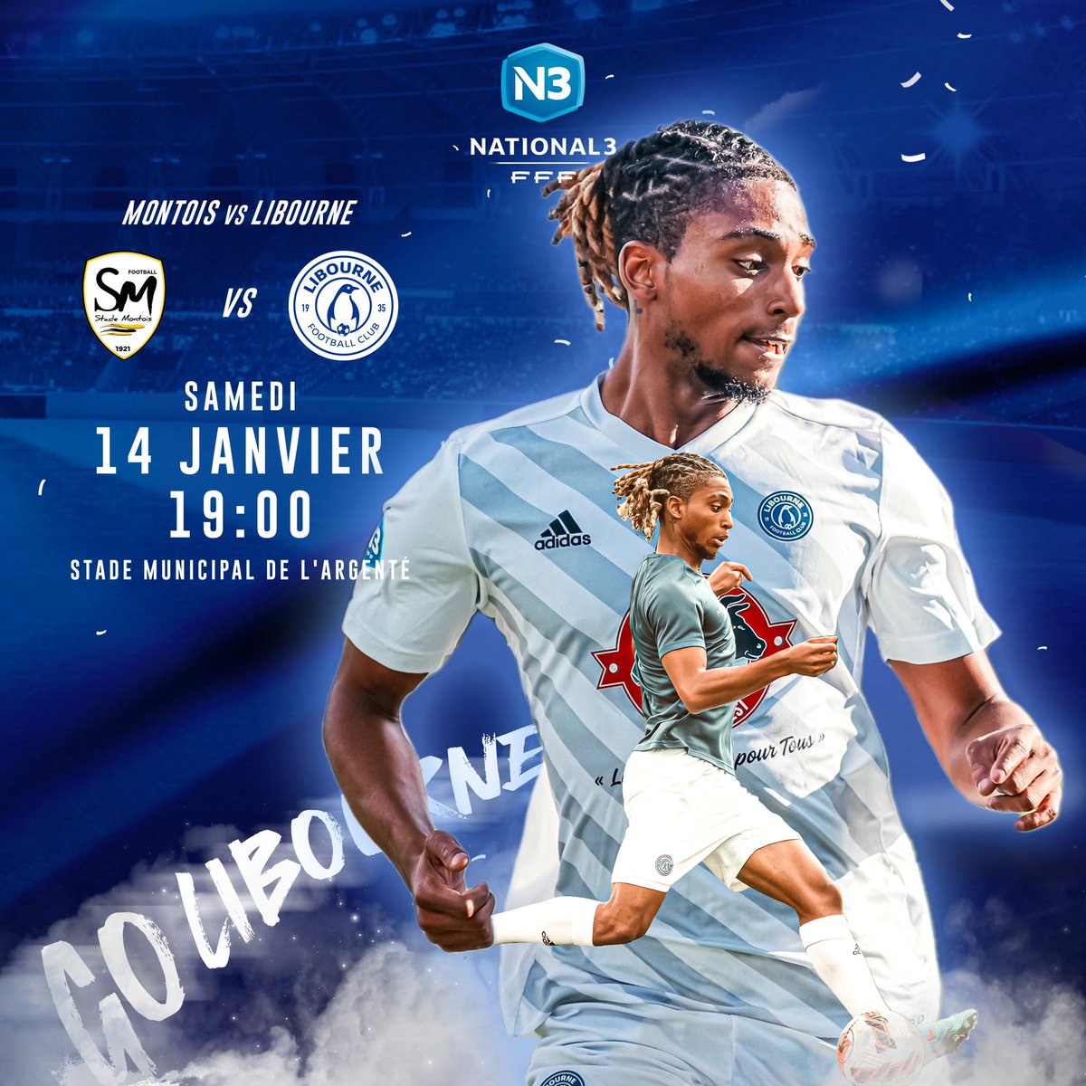 fc_libourne's tweet photo. Pour le premier match de l'année, nos Pingouins se déplaceront à Mont-de -Marsan pour la reprise de la #n3 ⚽️ https://t.co/QF6JLAAQo3