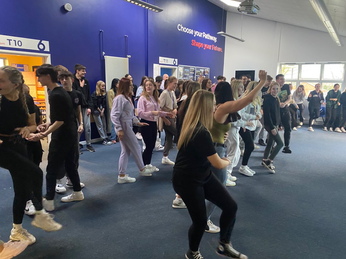 Well-being Wednesday in sixth form today to blow away those January blues!
