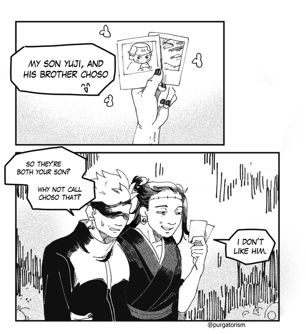 [dailies] parenting tips: be unapologetic about your favoritism

#jujutsukaisen 