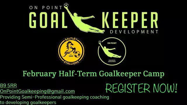 OnPointGK's tweet photo. We are looking to host a goalkeeping camp for two days in the February Half-Term! Drop us a DM to book a spot! Dates to be finalised soon. https://t.co/BsBU3sOuka