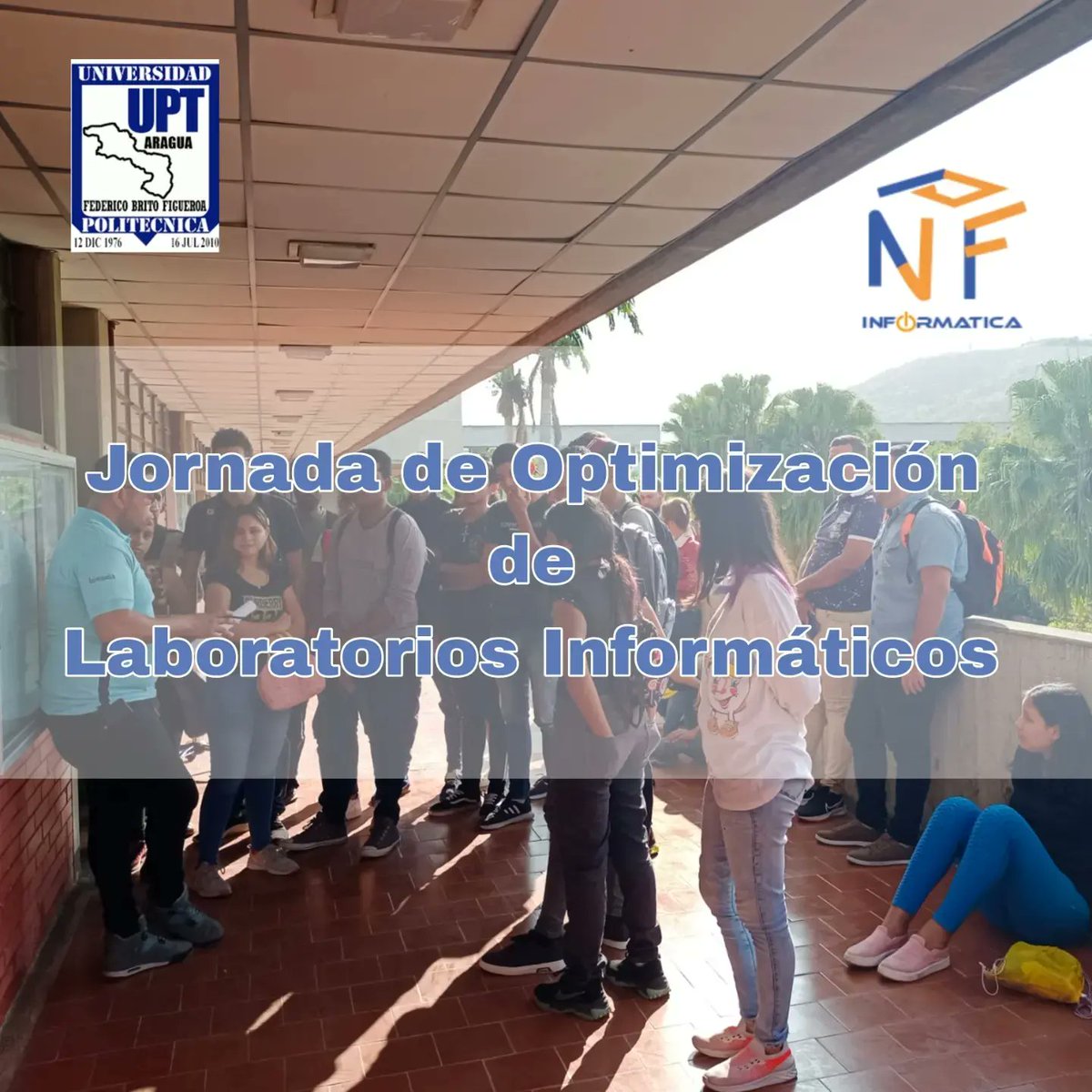 Uptainformatica's tweet photo. Jornada de Optimización de Laboratorios Informáticos
   Así comenzamos este nuevo año 2023 en el PNF Informática con un jornada entre estudiantes y docentes para seguir optimizando los laboratorios...
Seguimos Construyendo... 
#uptaragua #uptalavictoria #uptafbf https://t.co/sfLNsYdkJG