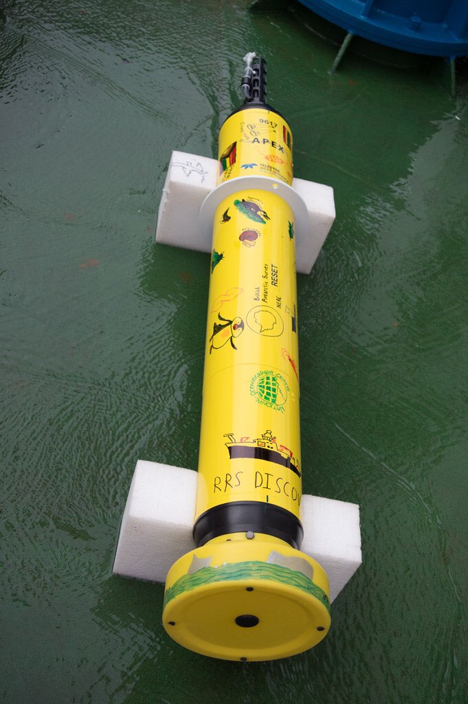 Povl Abrahamsen (@povl_a) on Twitter photo The first <a href="/ukargo/">UK Argo</a> float of cruise #DY158 has been deployed in the Weddell Sea! These floats will drift in the ocean, profiling to 2000 m every ten days and sending back valuable oceanographic data by satellite for years to come! <a href="/metoffice/">Met Office</a> <a href="/BAS_News/">British Antarctic Survey 🐧</a> <a href="/NOCnews/">National Oceanography Centre</a> <a href="/bodc/">British Oceanographic Data Centre</a> <a href="/PridePolar/">Pride in Polar Research</a> The first <a href="/ukargo/">UK Argo</a> float of cruise #DY158 has been deployed in the Weddell Sea! These floats will drift in the ocean, profiling to 2000 m every ten days and sending back valuable oceanographic data by satellite for years to come! <a href="/metoffice/">Met Office</a> <a href="/BAS_News/">British Antarctic Survey 🐧</a> <a href="/NOCnews/">National Oceanography Centre</a> <a href="/bodc/">British Oceanographic Data Centre</a> <a href="/PridePolar/">Pride in Polar Research</a>