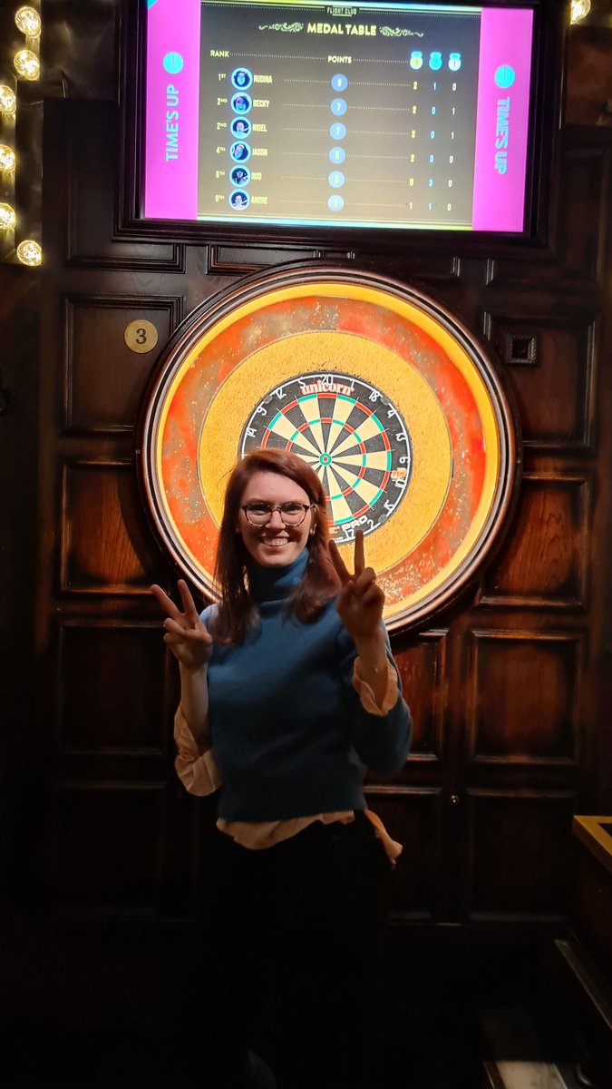 New year, same victorious Rudina. Great to be together to start 2023 right: with planning, pizza and a party.