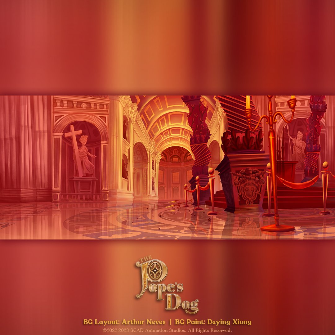 ThePopesDogFilm's tweet photo. The Pope's Dog Film
A couple of lovely backgrounds featuring the extremely talented @arthomancy (BG layout), @EelsandInk (BG layout), and @DeyingXiong (BG paint).💕 #ThePopesDogFilm #2danimation #studentfilm https://t.co/9Y14lvmc9T
