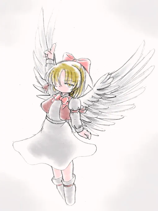 #東方版もうひとつの深夜の真剣お絵描き60分一本勝負幻月さん 