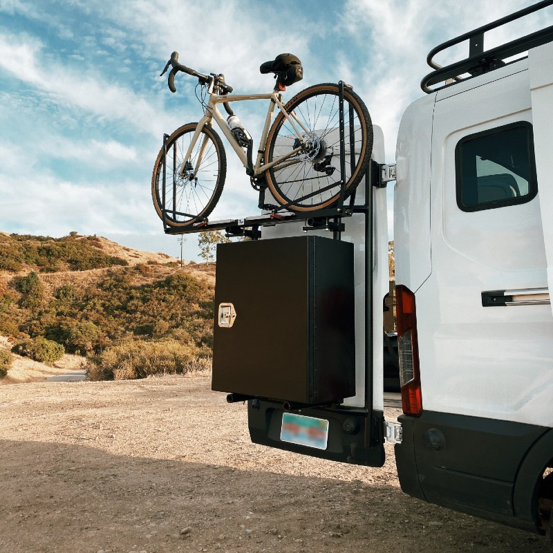 With our rear storage racks, you can mount your bike rack in a variety of different positions to find the optimal configuration that works for you!
.
.
.
#aluminess #bikerack #bikemount #adventure #gooutside #explore #explorethegreatoutdoors #vanlife #campervan #campervanbuilds