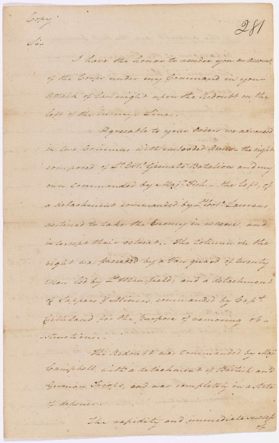 USNatArchives's tweet photo. Happy birthday to Alexander Hamilton! Did you know after pressuring Washington, Hamilton finally gained a field command in July 1781?

https://t.co/8pgnsKSkiy https://t.co/NSJ6X1mQkp