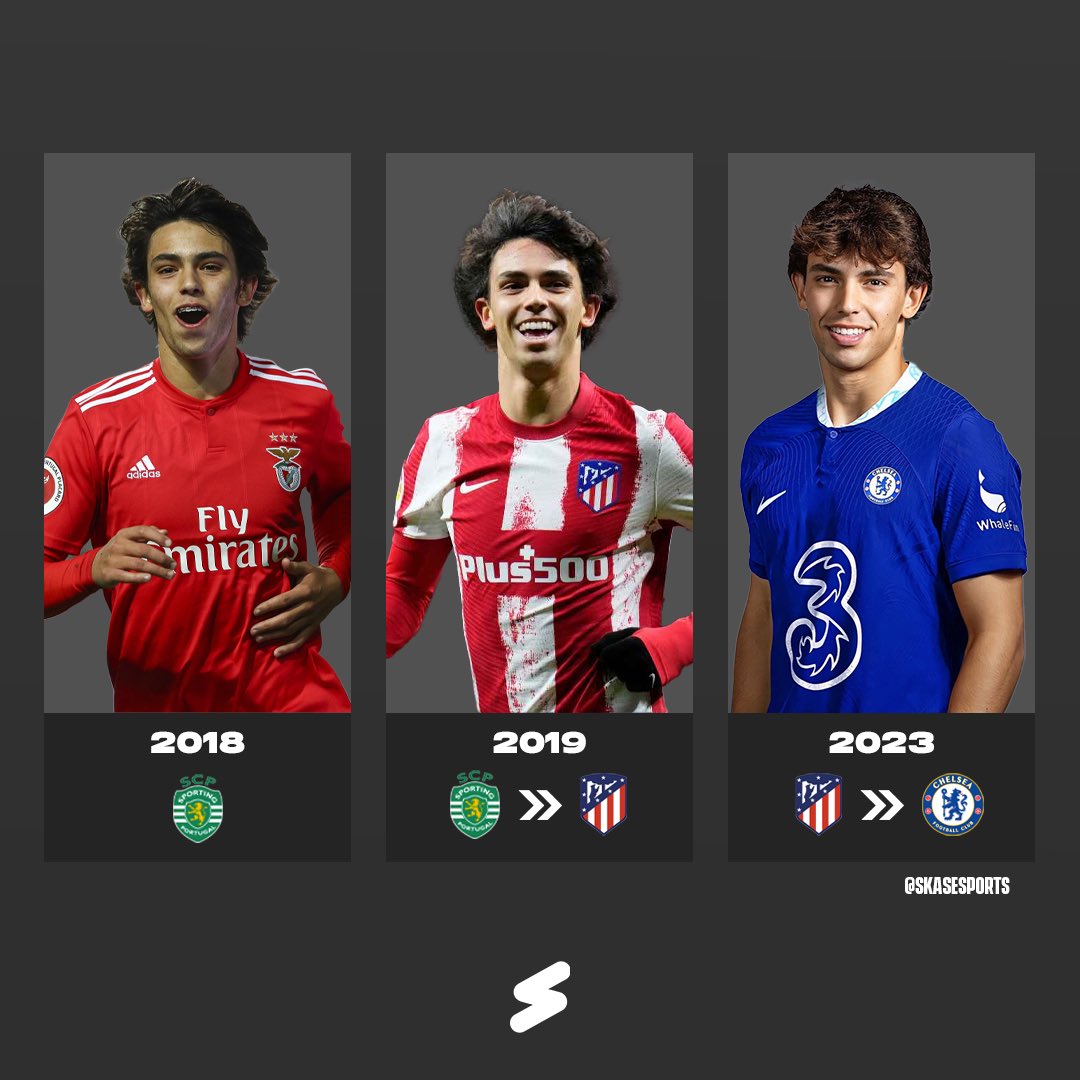 AthlAddict's tweet photo. @JoaoFelix79’s career transfer moves👀
What do you think about this move?
#JoaoFelix #Chelsea #PremierLeague https://t.co/vwCTQV9Yfl