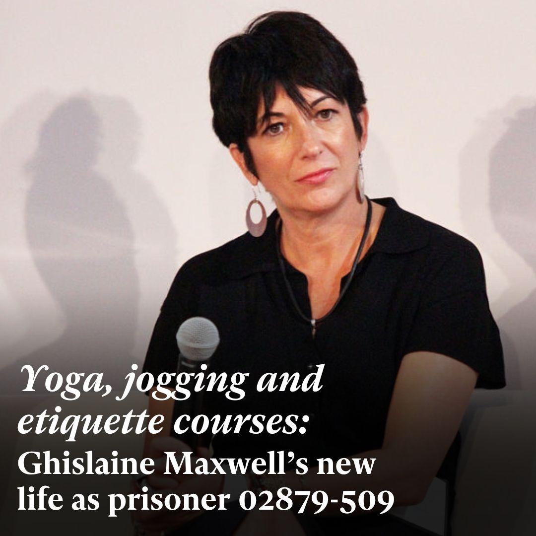 Ghislaine Maxwell has been making new friends and working in a prison library since being sent to Tallahassee minimum security prison last year. Her etiquette courses have apparently proven popular among inmates, writes @BevanHurley 🔗independent.co.uk/news/world/ame…