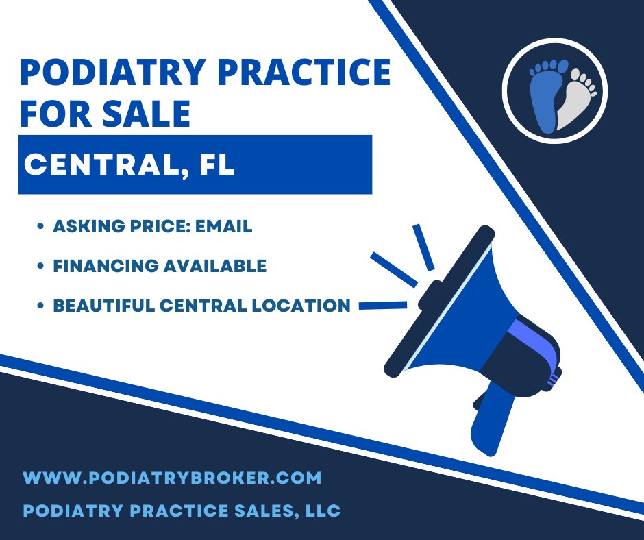 AmandaKMOG1's tweet photo. Podiatry Practice Sales, LLC | Podiatry practices for sale nationwide. Financing available OAC. Mant are FSBO and you can deal direct. Visit us at https://t.co/m1pk7BFzjt #podiatry #podiatrist #podiatrybroker https://t.co/SAvQfFDtcp
