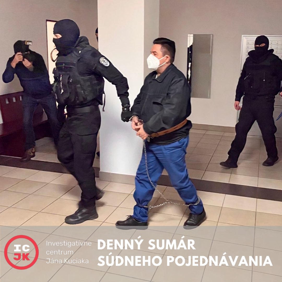 ICJK_sk's tweet photo. ⭕️ V Pezinku pokračuje súd s obžalovanými z vraždy Jána Kuciaka a Martiny Kušnírovej a z objednávky vrážd prokurátorov
Čítajte viac 👉 https://t.co/KGwn6mD4xd
#allforJan #court #kocner #slovakia #slovensko #journalism https://t.co/OIyXOqXfkD