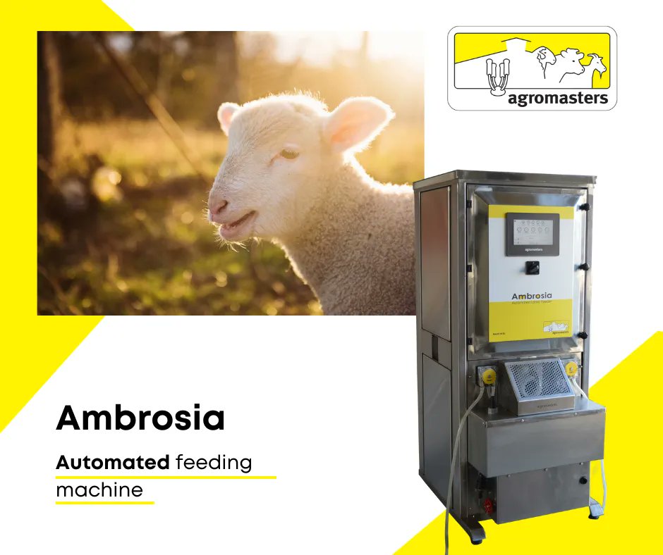 Automated  lamb &amp; kid feeder
At Agromasters we design and produce ultra-modern solutions to feed efficiently up to 600 lambs or kids
#agromasters #lambs #lambfeeder #kidfeeder #automaticlambfeeder
#sheepfarm #goatfarm #lambing