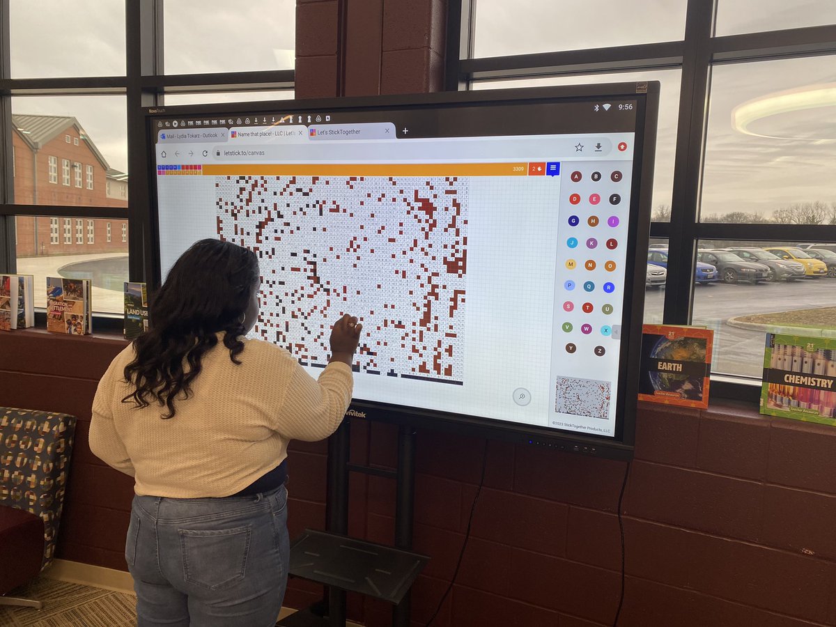 MrsTsLLC's tweet photo. 11 days into the new year and loving our library learning commons. Lots of new books and new activities for our students. https://t.co/rzcJLefeCc