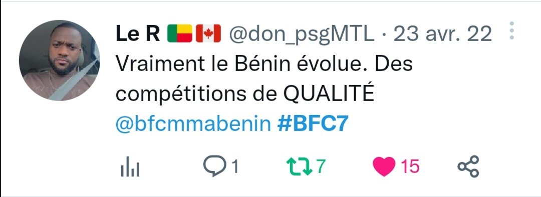 bfcmmabenin's tweet image. 📍#LeJourOù @Morufux229 @mlleeetoure @don_psgMTL &amp;amp; @petitdekpe ont pris part à un événement de #MMA, le #BFC7

#BeninMMA #wasexo