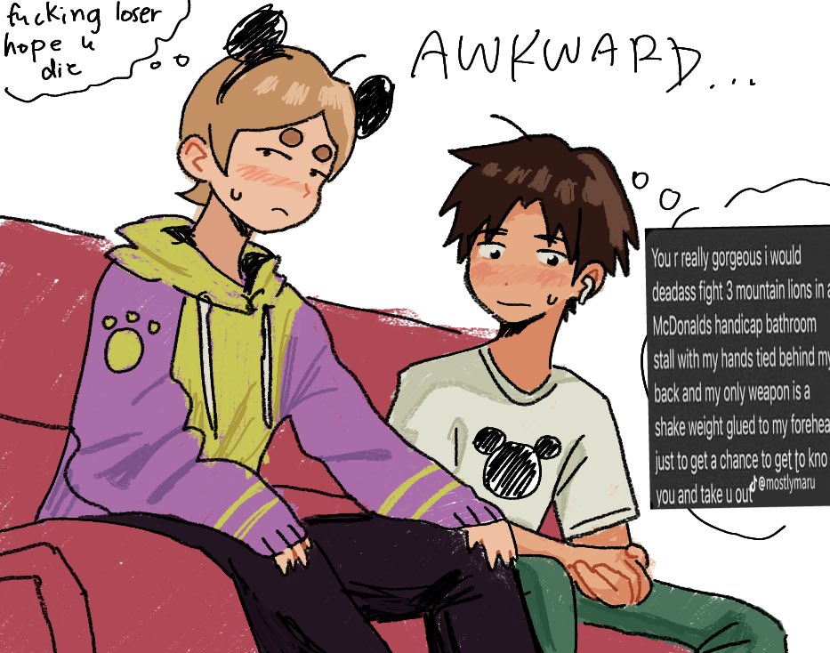 Do people even ship this…. whar is the shipname like is it takeinu momokawa inumomo takekawa inutaka momoinu ermmm #mp100