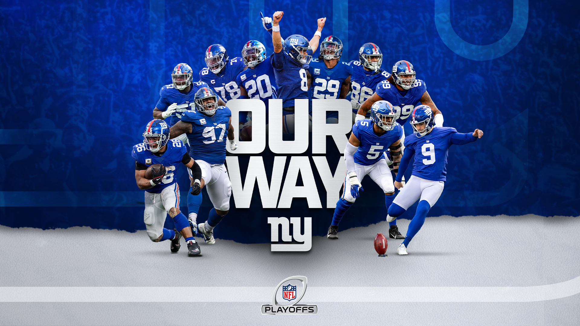 New York Giants on X: 'We've launched “OUR WAY” playoff campaign