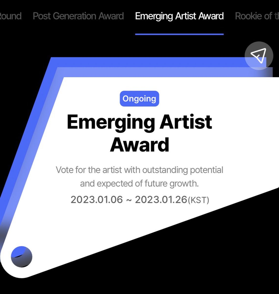 ElastProjects's tweet photo. [🗳️] Elrings, a reminder to keep voting E'LAST for the Emerging Artist Award in the HMAs. You can vote quickly and easily via the Whosfan app whenever you have the time! 

#ELAST #엘라스트 @ELASTofficial https://t.co/nIlin4b0vR