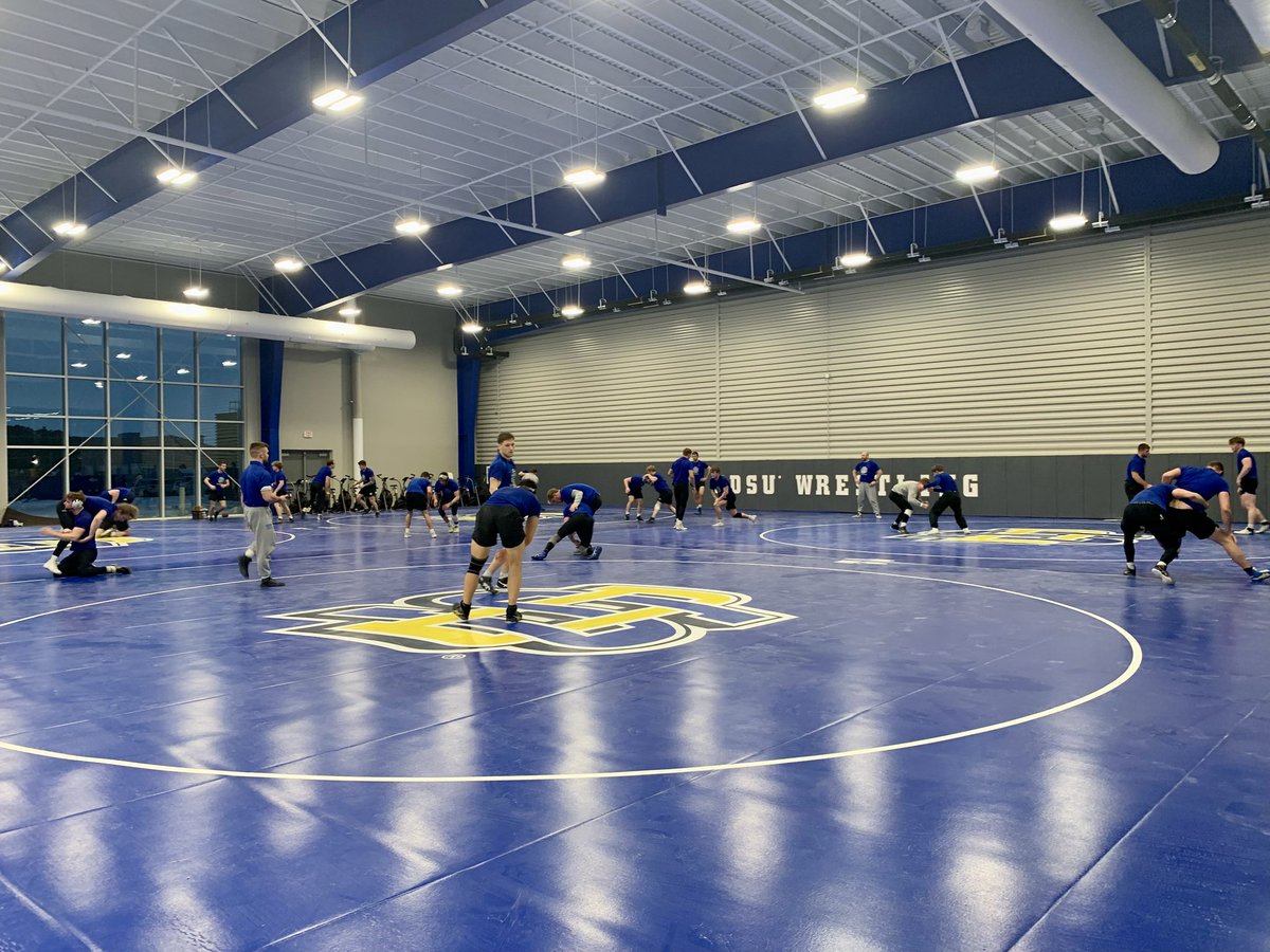 GoJacksWrestle's tweet photo. Home, sweet home 🏠 

First practice in the new facility ✅ 

#GetJacked https://t.co/uUy742whVs