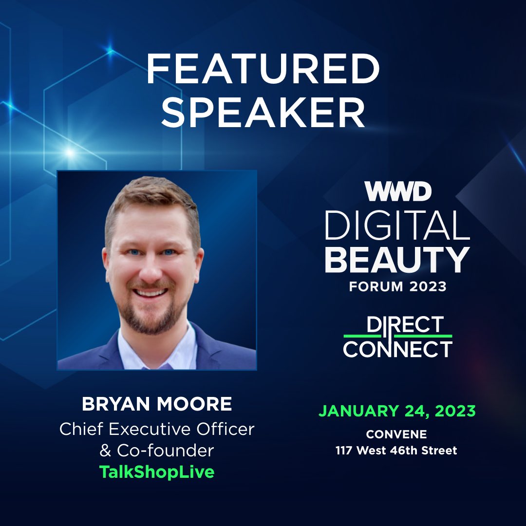 As beauty becomes one of our fastest growing verticals <a href="/TalkShopLive/">TalkShopLive</a>, I’m honored to share our story and vision for the future at @WWD’s  Digital Beauty Forum later this month. 
#WWDSummits