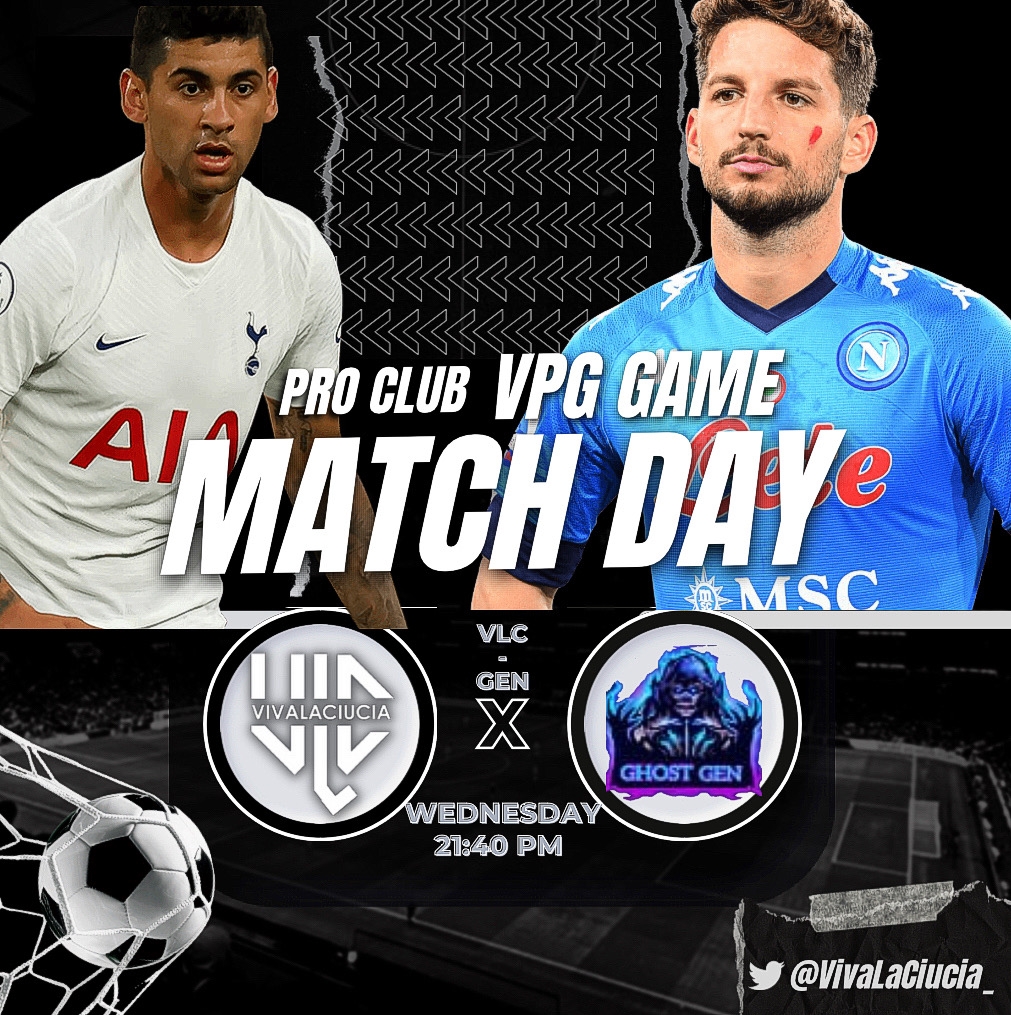 VivaLaCiucia_'s tweet photo. Oggi si disputerร il primo match ufficiale di @VPGFrance_, tra @VivaLaCiucia_ e #GhostGen
Buona fortuna a entrambi.
#govlc https://t.co/FhCjAUtj9J