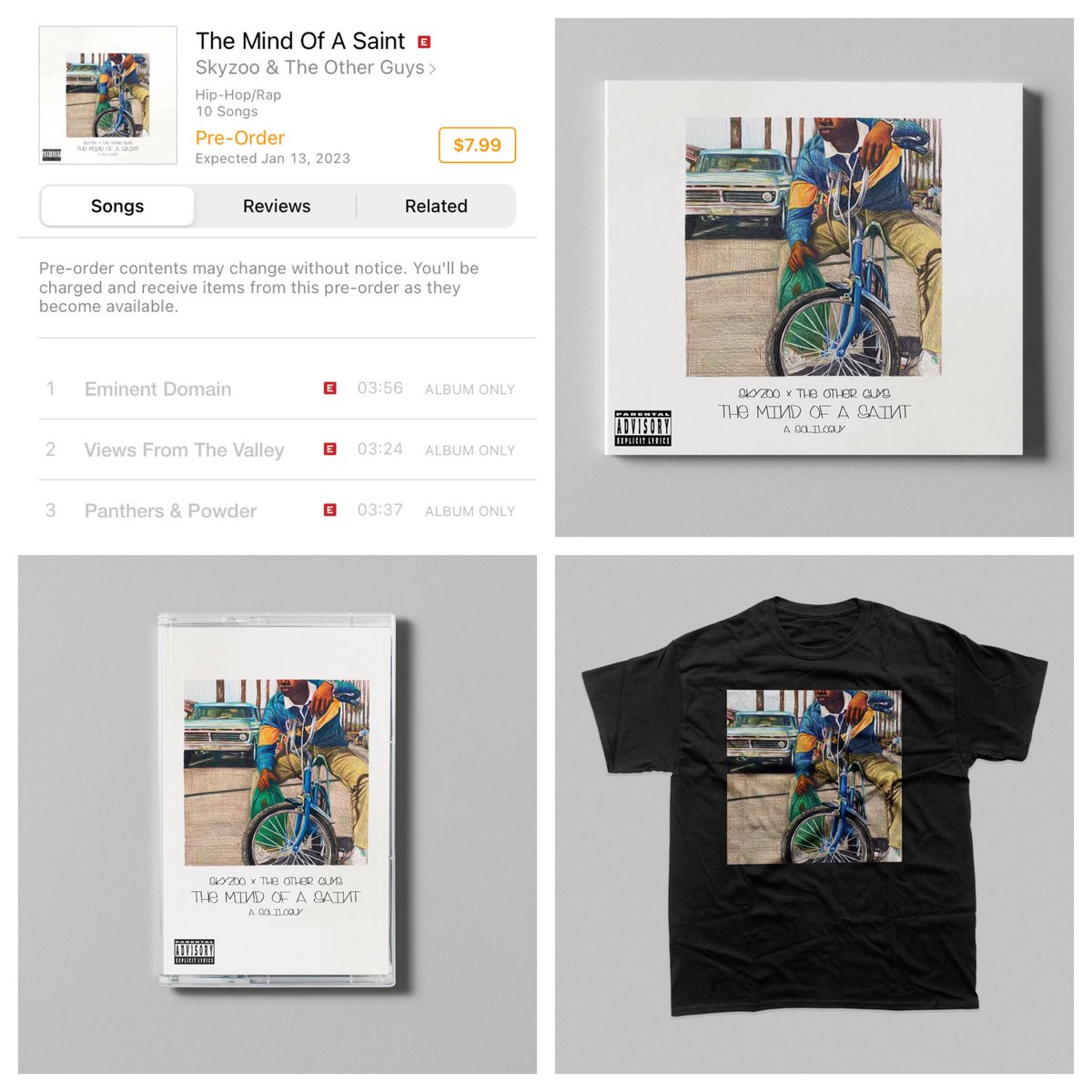 skyzoo's tweet photo. Digi x CDs x Tapes x Tees —> https://t.co/IqQNL8Vof7 #TMOAS https://t.co/9j2OmqGbqV