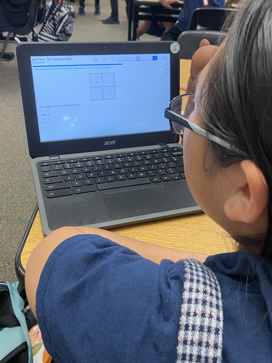 thePost678's tweet photo. My classroom today. 4 different activities: mystery picture, battleship games, quiz taking, students helping students.  ⁦@HuntMiddle⁩ ⁦@teachbetterteam⁩ #cartesianplane https://t.co/veqeWxmS01