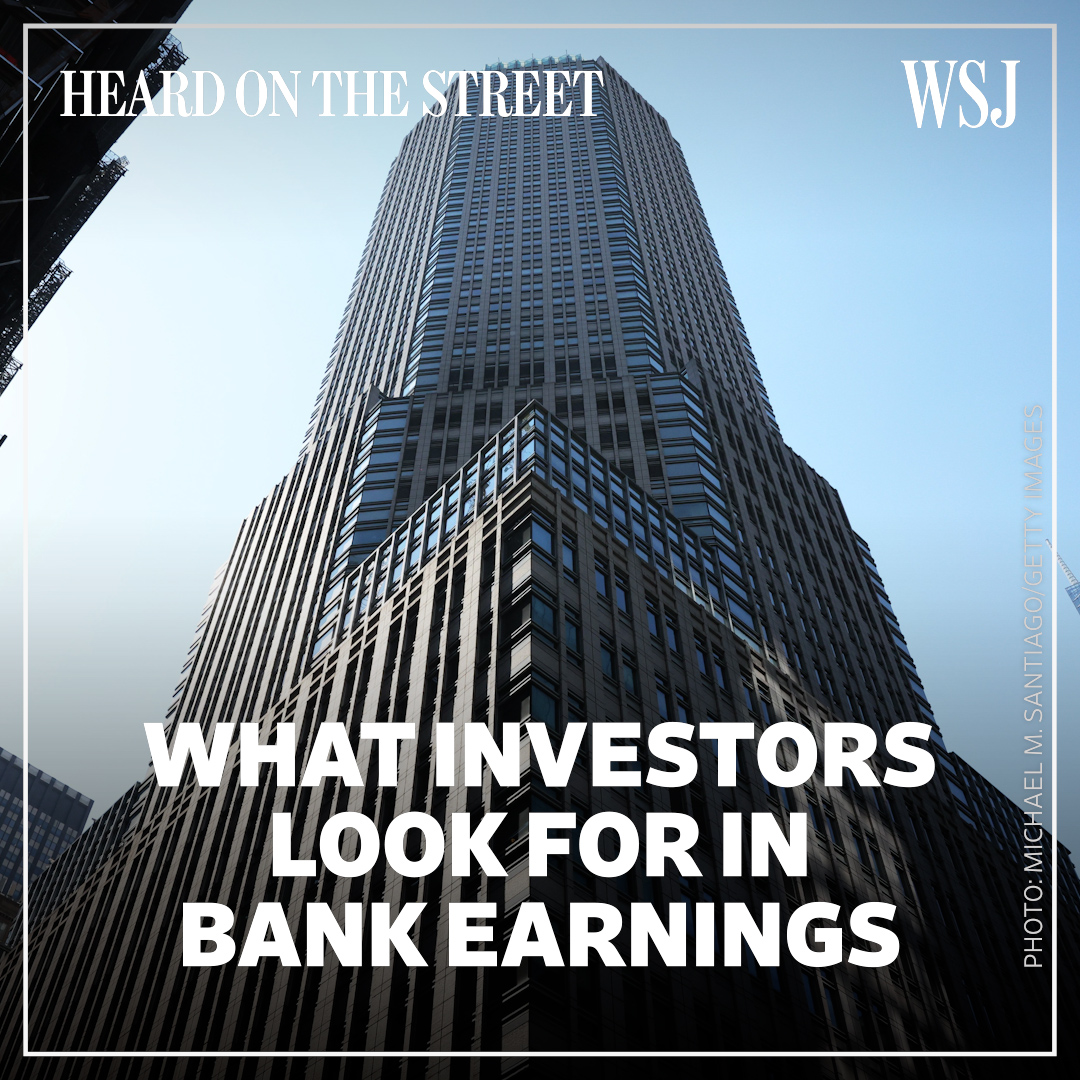 The Wall Street Journal on Twitter "Big banks will report earnings