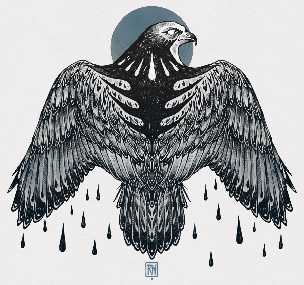 rustgaze's tweet photo. Rain bringer falcon 🌧

#art #illustration #artistontwittter #artmoots #artistsupport https://t.co/sv9kklRRAx