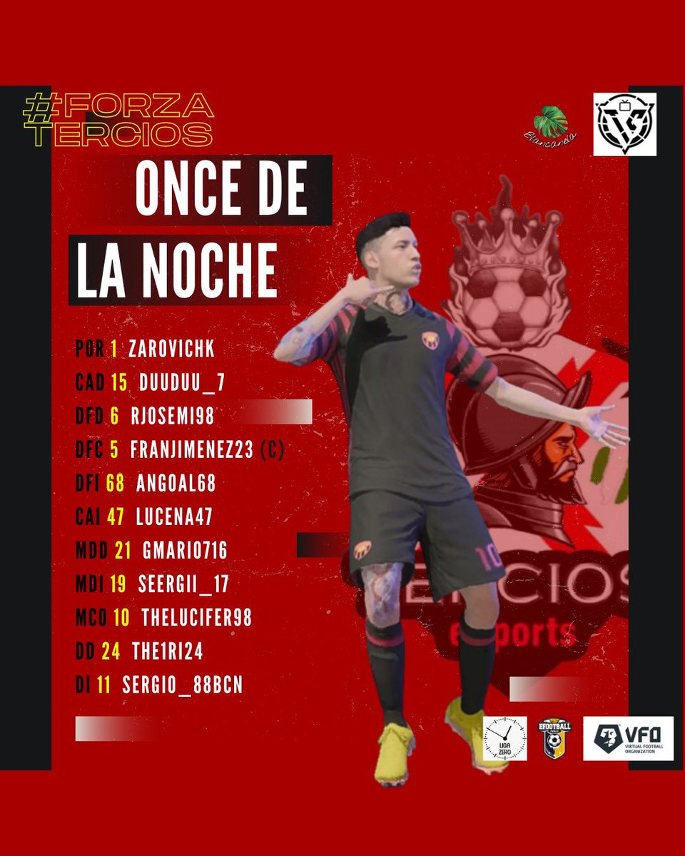 🎽ALINEACIÓN HOY🎽

🧤<a href="/scanyit/">ramon dominguez</a>
⚡️<a href="/47lucena/">José Antonio Lucena</a> 
🚧<a href="/josemi98_/">José Miguel Rodríguez Perez</a> 
🚧<a href="/FranJimenez94/">Francisco Jiménez.</a>
🚧<a href="/Gonalvarez68/">@angoal68</a> 
⚡️<a href="/DuuDuuu_7/">Edu 🤘</a>
🧹<a href="/Seergii_17/">Seergii_17</a> 
🫁 <a href="/gmario716/">𝐠𝐦𝐚𝐫𝐢𝐨𝟕𝟏𝟔</a> 
🎩 <a href="/TheLucifer1998/">Alfonso</a> 
💥 <a href="/sergiobcn_88/">Sergio</a> 
🪄 <a href="/urifr24/">Oriol Fernández</a> 

Individualmente, somos una gota. Juntos, somos el mar 🌊