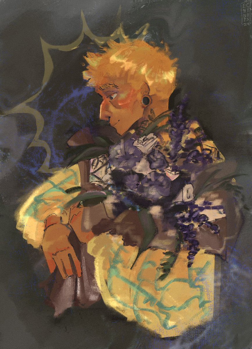 First drawing of the year 😳 my boy