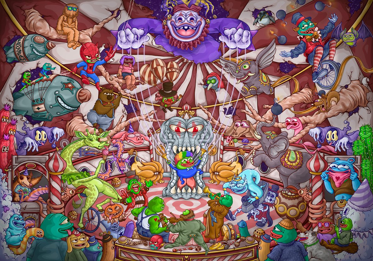 SOLD!! ✨
Just accepted an offer from <a href="/DarrenSRS/">DarrenSRS</a> 🐧, Thanks for bringing my "Circus Parade" into your collection and being my first collector in 2023.
 
Hope you enjoyed with my piece 🙏💚
#NFTs #Pepe #Frogfam #FoundationNFT