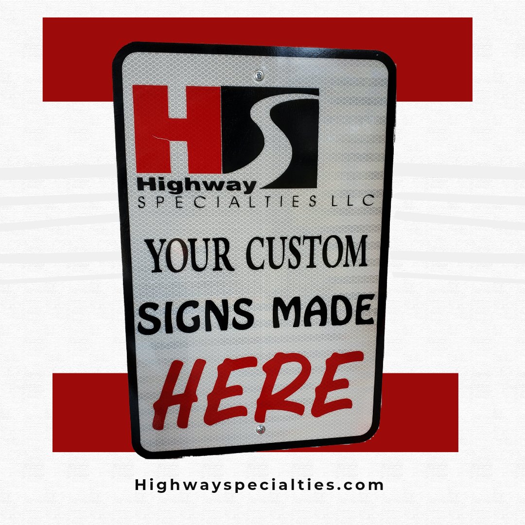 We not only provide MUTCD standardized signs but also customized and personalized signs as well! 

#highwayspecialties #highway #helixfamilycompany #construction #traffic #roadsafety #trafficsolutions #mutcdstandards #MUTCD #personalizedsigns
