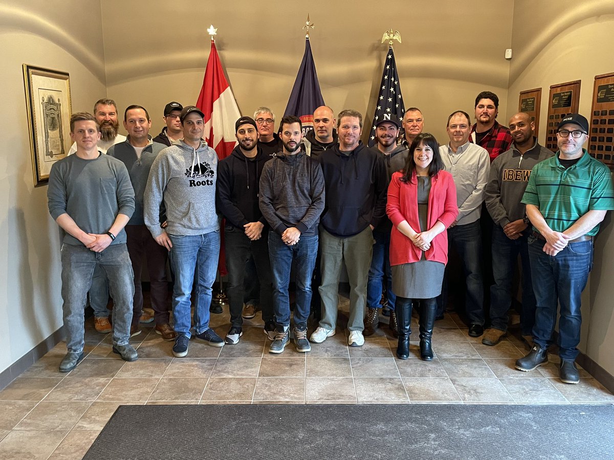 A great couple of days at <a href="/IBEW303Niagara/">IBEW Local 303 Niagara</a> for members involved in Local Union Leadership Training and Construction Organizing Education. #IBEW #NextGen