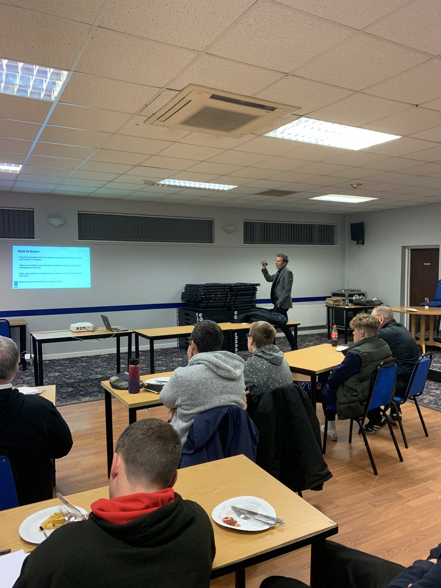 Colchester Referees' Association (@colchesterra) on Twitter photo National RA chairman, <a href="/glowe1996/">George Lowe</a> presenting “Managing attacking free kicks” at tonight’s meeting. National RA chairman, <a href="/glowe1996/">George Lowe</a> presenting “Managing attacking free kicks” at tonight’s meeting.