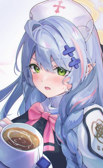 先生、私のためにお茶を作ってくれたのは誰?#BlueArchive   #ブルアカ #蒼森ミネ 