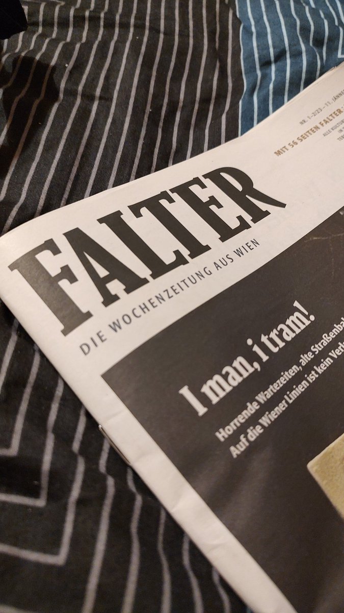 Nach einem langen Tag gönn' ich mir jetzt ein Häferl Tee und den <a href="/falter_at/">@falter_at</a>
