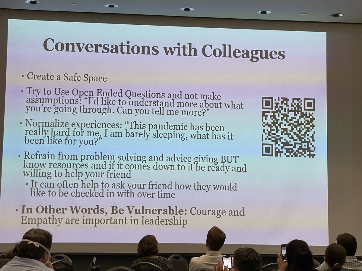 abbyWUim's tweet photo. ❤️🥼🩺🥼❤️📚🧠Yay!!! The amazing @drjessigold & @jenny_duncanSTL #GME #Wellbeing team command the room at @WUSTLmed @WashUAcadEd #PDBootcamp session on #Wellbeing #MentalHealth #Burnout #Feedback & more! Have the Conversations! Check in with others! https://t.co/X37VBxqMcq