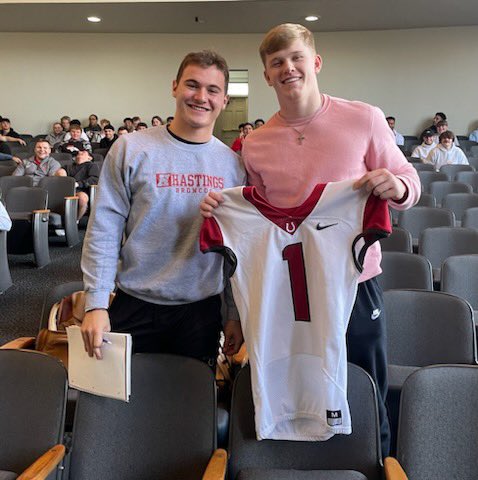 Our winter workout team leaders draft their squads today. First overall pick from Team Egr - Jake Bargen